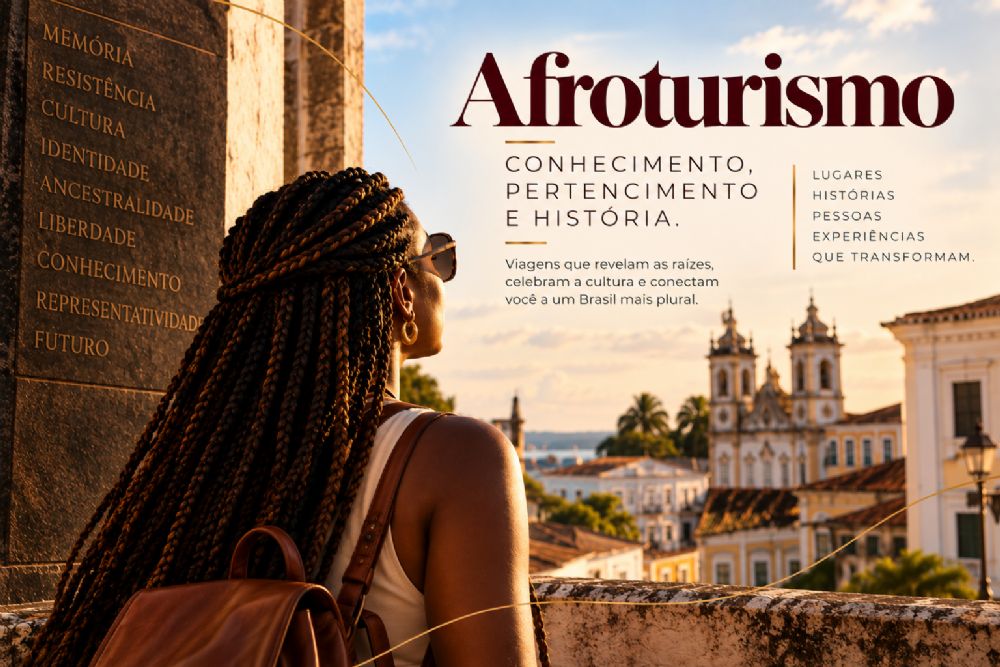 Afroturismo: quando viajar também é conhecer a história, pertencimentos e preservar memória.